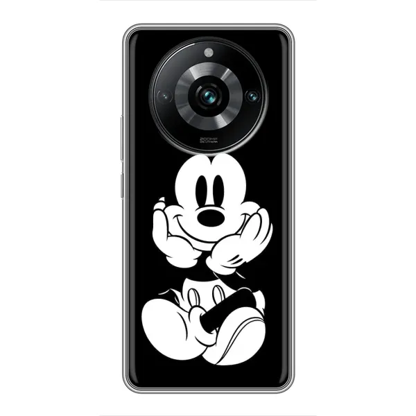 Чохол з принтом «Маус на чорному» для Realme 11 Pro Plus