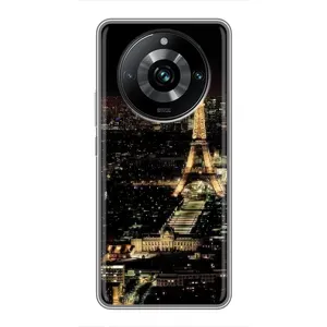 Чохол Ейфелева Вежа Realme 11 Pro Plus - (AlphaPrint) (Нічний Париж)