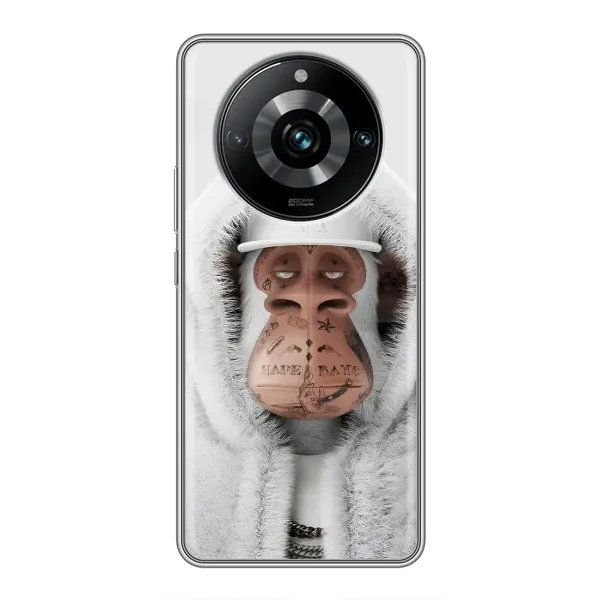Чохол з принтом «мавпа NFT в тату» для Realme 11 Pro Plus