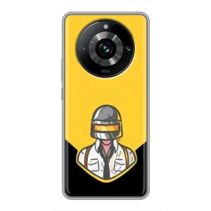Чохол з принтом «Пабг в шоломі» для Realme 11 Pro Plus