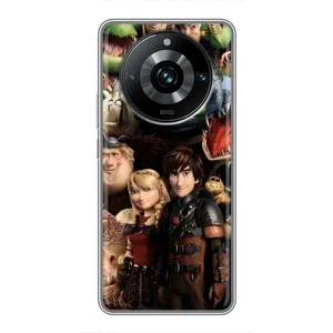 Чехол как приручить дракона на Realme 11 Pro Plus (Персонажи дракона)