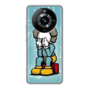 Чохол з принтом «Плач Bearbrick» для Realme 11 Pro Plus