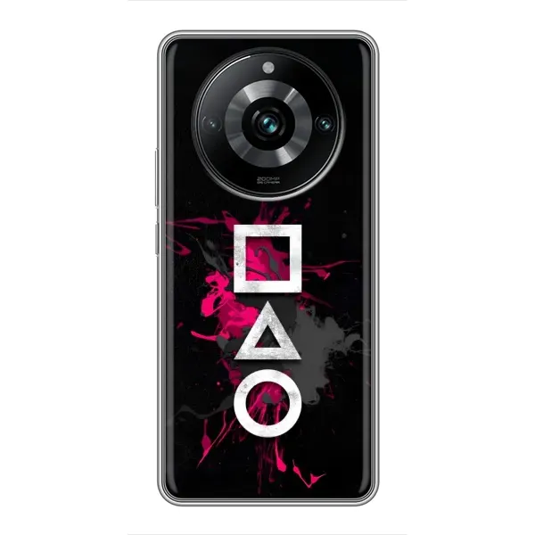 Чехол с принтом «Символы Игра кальмара» для Realme 11 Pro Plus Чехол с принтом «Символы Игра кальмара» для Realme 11 Pro Plus
