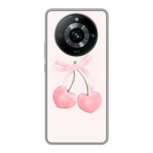 Чохол з принтом «Рожеві вишні» для Realme 11 Pro Plus