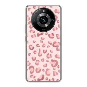 Чохол з принтом «Рожевий леопард» для Realme 11 Pro Plus