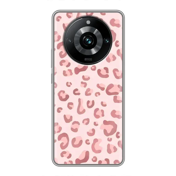 Чохол з принтом «Рожевий леопард» для Realme 11 Pro Plus