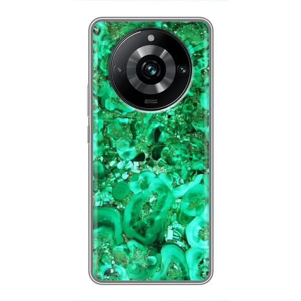 Чохол з принтом «Салатовий Мрамор» для Realme 11 Pro Plus Чохол з принтом «Салатовий Мрамор» для Realme 11 Pro Plus