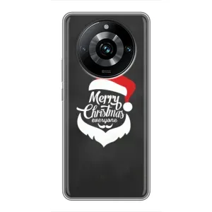 Рождественские Чехлы для Realme 11 Pro Plus (VPrint) (Санта Крисмас)