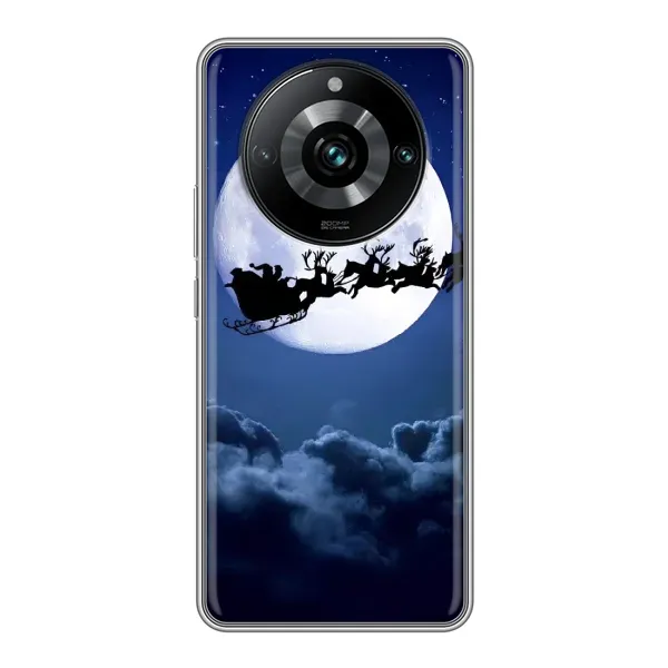 Чохол з принтом «Санта - місяць» для Realme 11 Pro Plus