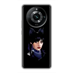 Чехлы Венсдей на Realme 11 Pro Plus Уэнсдей (AlphaPrint) (серьезная Уэнздей)