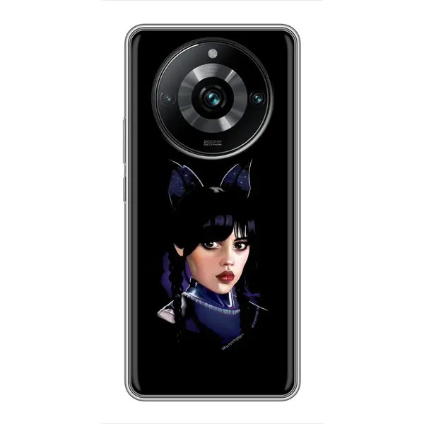 Чехол с принтом «серьезная Уэнздей» для Realme 11 Pro Plus