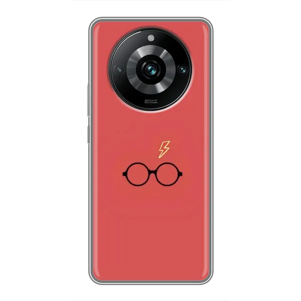 Чохол з принтом «шрам та окуляри» для Realme 11 Pro Plus