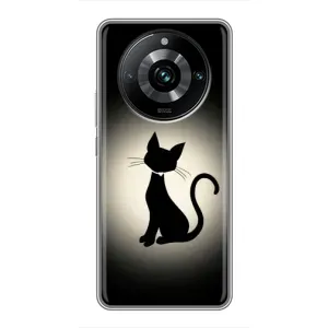 Чехол с принтом «Силуэт котика» для Realme 11 Pro Plus