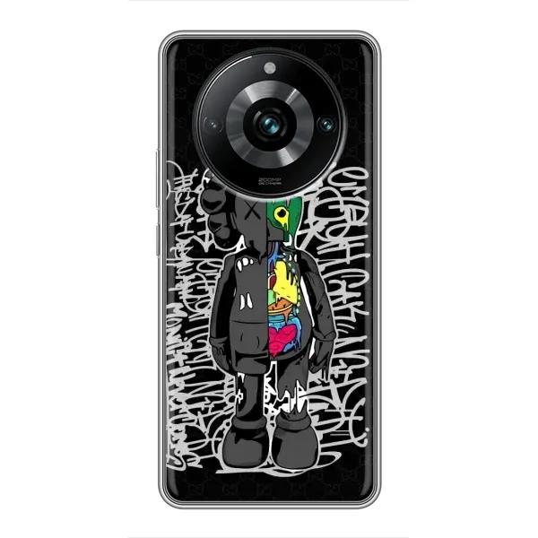 Чохол з принтом «Стиль Bearbrick» для Realme 11 Pro Plus