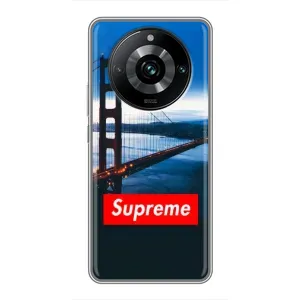 Чохол з принтом «Стиль Supreme» для Realme 11 Pro Plus
