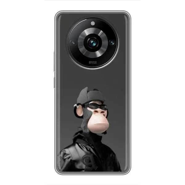 Чохол з принтом «стильна мавпа NFT» для Realme 11 Pro Plus