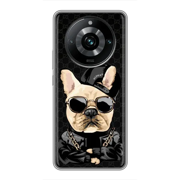 Чохол з принтом «Стильна собака» для Realme 11 Pro Plus Чохол з принтом «Стильна собака» для Realme 11 Pro Plus