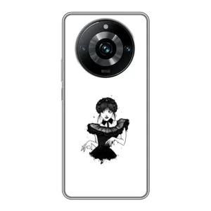Чехлы Венсдей на Realme 11 Pro Plus Уэнсдей (AlphaPrint) (танец Уэнздей)