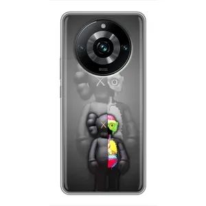 Чохол з принтом «Тіло Bearbrick» для Realme 11 Pro Plus