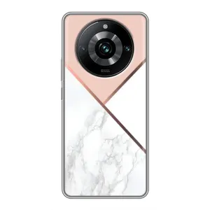 Мраморний чехол на Realme 11 Pro Plus (VPrint) (Тройний мрамор)