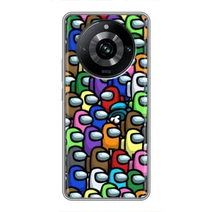 Чехол Амонг Ас для Realme 11 Pro Plus (AlphaPrint) (Убит)