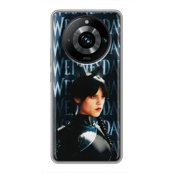 Чехол с принтом «Уэнздей кошка» для Realme 11 Pro Plus