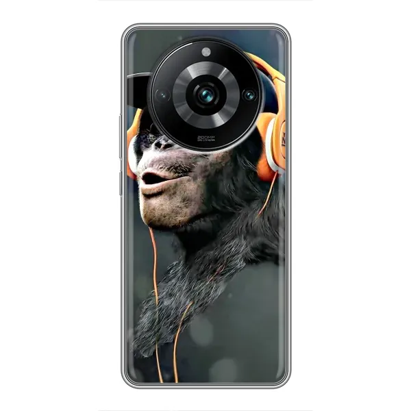 Чохол з принтом «В навушниках» для Realme 11 Pro Plus