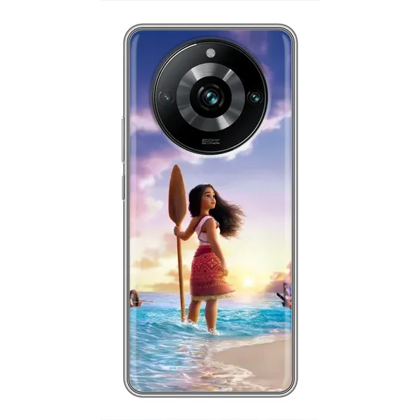 Чехол с принтом «Моана с веслом» для Realme 11 Pro Plus