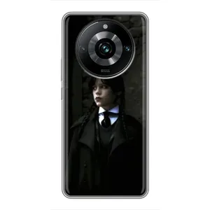 Чехол с дизайном Венздей 2 на Realme 11 Pro Plus (Темный стиль Уэнздей)