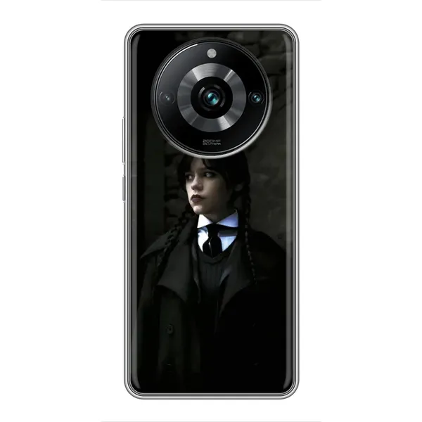 Чехол с принтом «Темный стиль Уэнздей» для Realme 11 Pro Plus