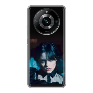 Чехлы Венсдей на Realme 11 Pro Plus Уэнсдей (AlphaPrint) (взгляд Уэнздей)