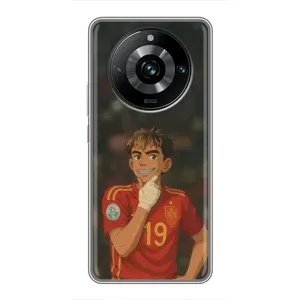 Чохол з футболістом Ламін Ямаль Realme 11 Pro Plus (Ямаль аніме)