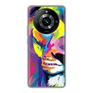Чохол з принтом «Яскравий Лев» для Realme 11 Pro Plus