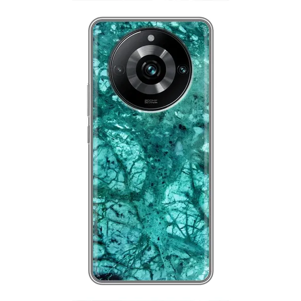 Чохол з принтом «Зелений мрамор» для Realme 11 Pro Plus Чохол з принтом «Зелений мрамор» для Realme 11 Pro Plus