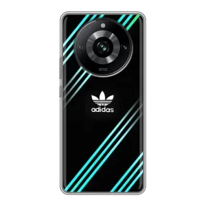 Чохол з принтом «Адідас з полосами» для Realme 11 Pro