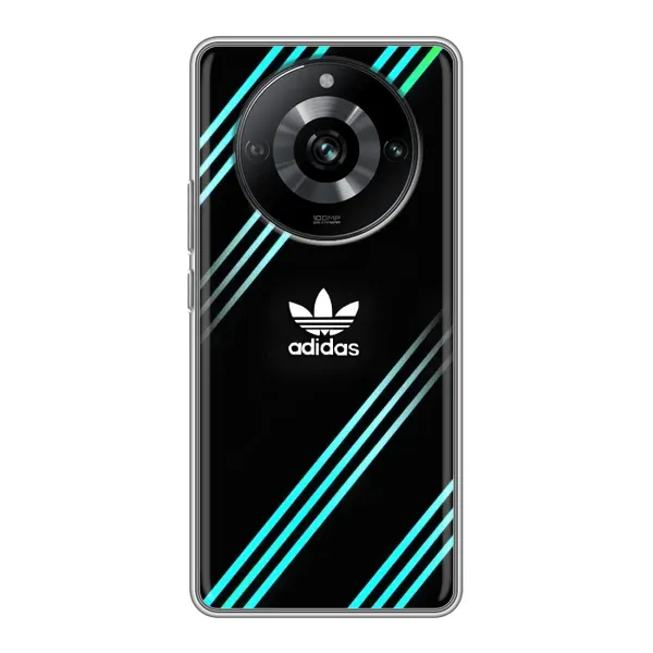 Чохол з принтом «Адідас з полосами» для Realme 11 Pro