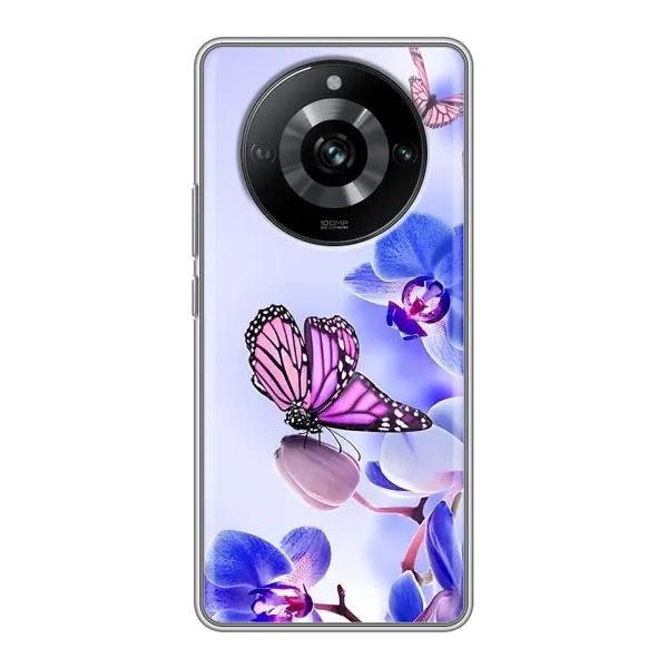 Чехол с принтом «Бабочка на цветочке» для Realme 11 Pro Чехол с принтом «Бабочка на цветочке» для Realme 11 Pro