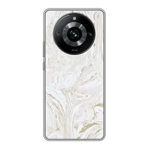 Чехол с принтом «Белый мрамор» для Realme 11 Pro