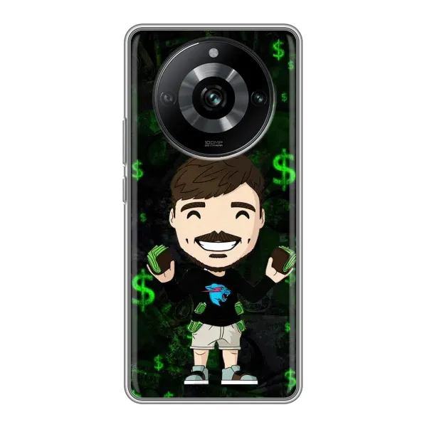 Чохол з принтом «Блогер Beast» для Realme 11 Pro