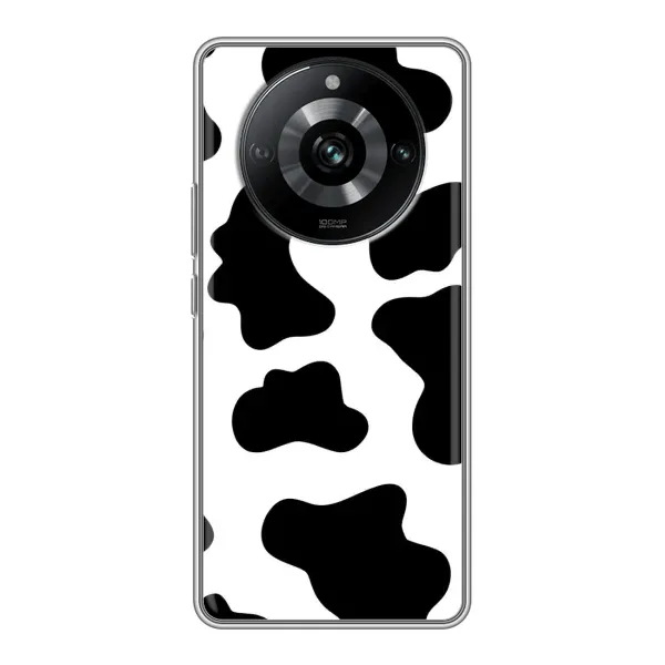 Чохол з принтом «Чорная Буренка» для Realme 11 Pro Чохол з принтом «Чорная Буренка» для Realme 11 Pro