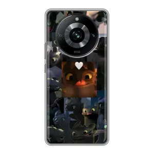 Чохол як приборкати дракона на Realme 11 Pro (Дракон колаж)