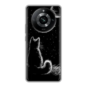 Чохол з принтом для Realme 11 Pro (AlphaPrint) Модні коти