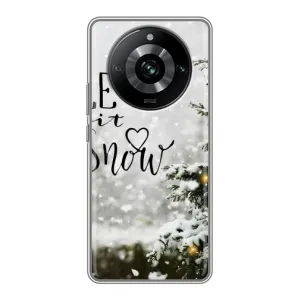 Новорічні, Святкові Чохли для Realme 11 Pro - 2024 год (Let it snow)