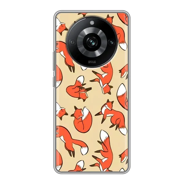 Чехол с принтом «Лисички» для Realme 11 Pro Чехол с принтом «Лисички» для Realme 11 Pro