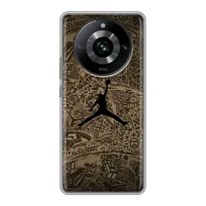 Чехлы для Realme 11 Pro - с картинкой JORDAN (AlphaPrint) (Logo Jordan)