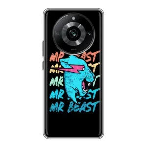 Чохол з принтом «logo Mr beast» для Realme 11 Pro