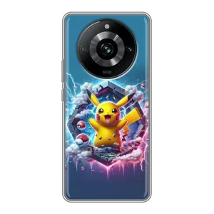 Чохол з принтом «Лого Пікачу» для Realme 11 Pro