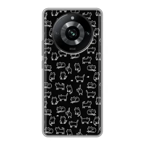 Чехол с принтом «Меленькие котики» для Realme 11 Pro
