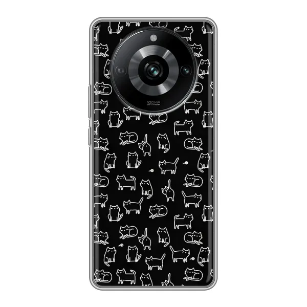 Чехол с принтом «Меленькие котики» для Realme 11 Pro