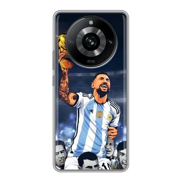 Чехол с принтом «Месси с кубком» для Realme 11 Pro Чехол с принтом «Месси с кубком» для Realme 11 Pro